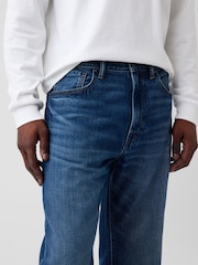 Ciemny sprany - Gap Loose Bootcut Jeans - Obraz 6 z 7