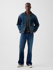 Ciemny sprany - Gap Loose Bootcut Jeans - Obraz 7 z 7