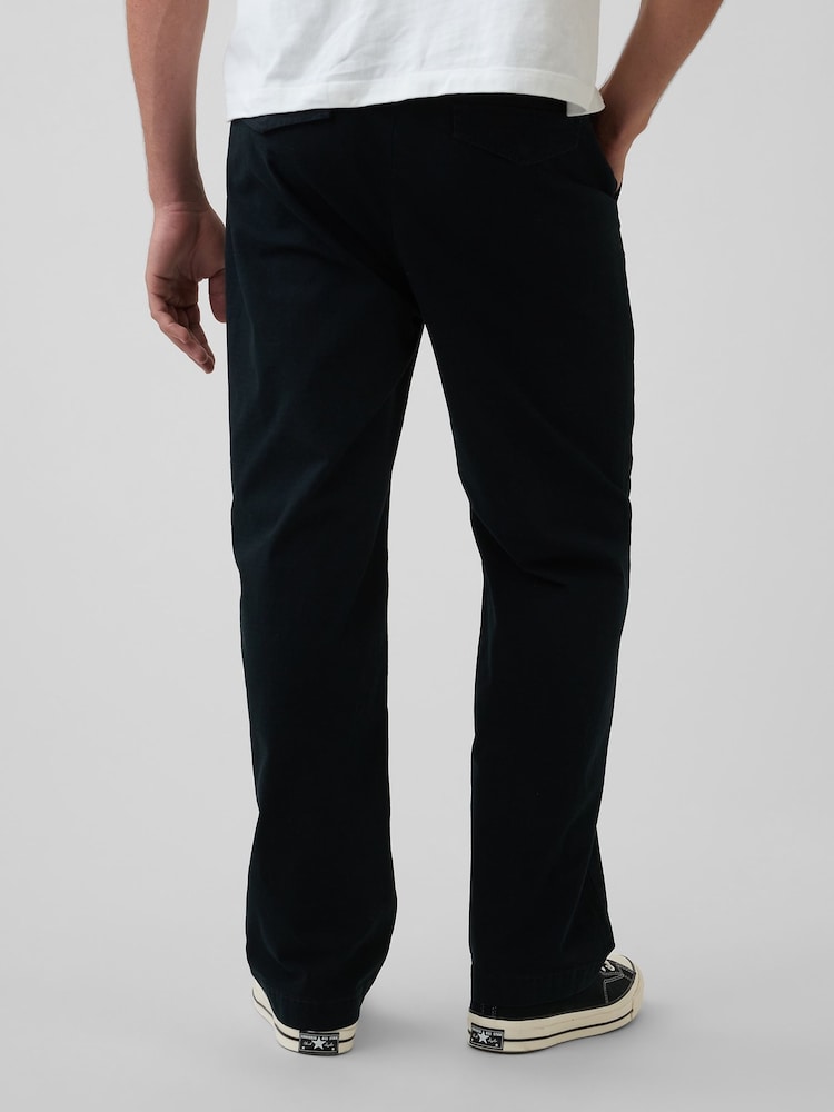Schwarz - Gap Ripstop 90's Loose Trousers - Bild 2 von 6