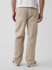 Gap Beige Heavyweight Twill Baggy Chinos - Image 2 of 6
