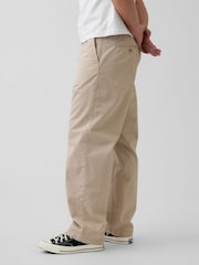Gap Beige Heavyweight Twill Baggy Chinos - Image 6 of 6