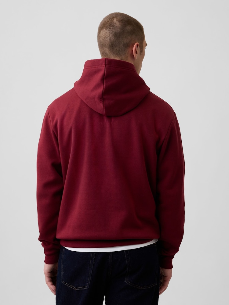 Rot - Gap – Hoodie mit Mini-Logo in Relaxed-Fit - Bild 2 von 3 Rot - Gap – Hoodie mit Mini-Logo in Relaxed-Fit - Bild 2 von 3