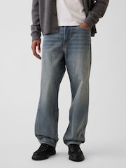 Gap Faded Blue Baggy Jeans - Image 1 of 6