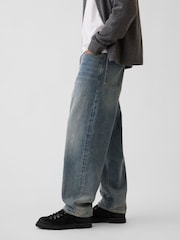 Gap Faded Blue Baggy Jeans - Image 3 of 6