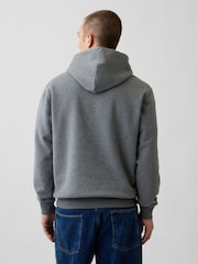 Gap Grey/Red VintageSoft Arch Logo Hoodie - Image 2 of 4