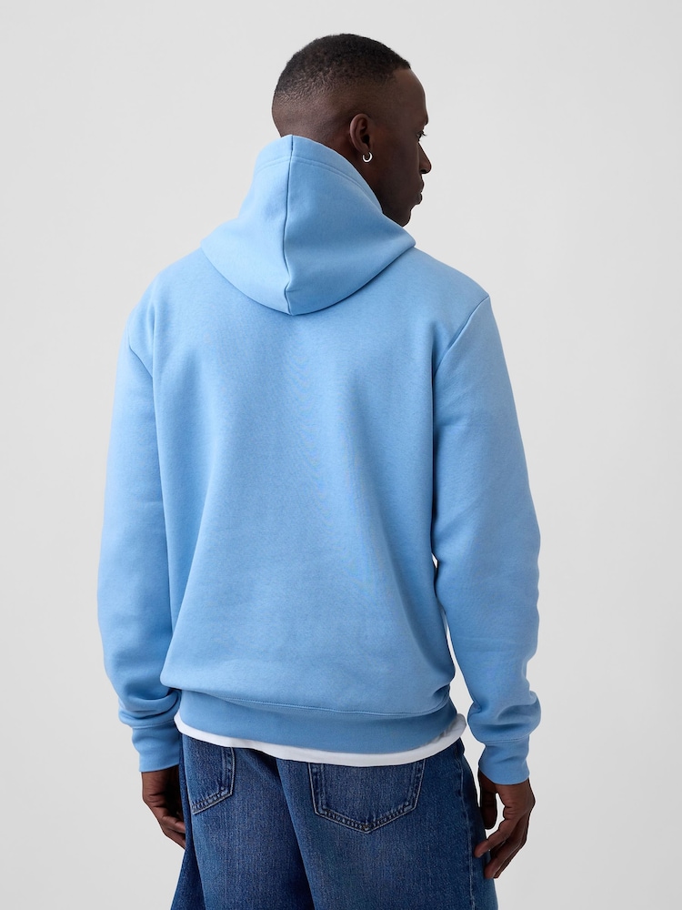 Gap Blue/Burgundy VintageSoft Arch Logo Hoodie - Image 2 of 4