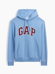 Gap Blue/Burgundy VintageSoft Arch Logo Hoodie - Image 4 of 4