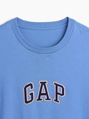 Albastru - Tricou cu mânecă scurtă și logo arc Gap - Imaginea 4 din 4