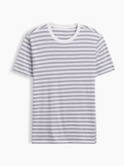 Gap White/Black EverydaySoft Stripe Crew Neck T-Shirt - Image 4 of 5