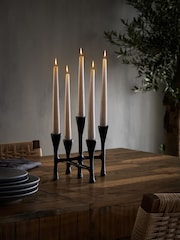 Black Candelabra Candle Holder - Image 2 of 6