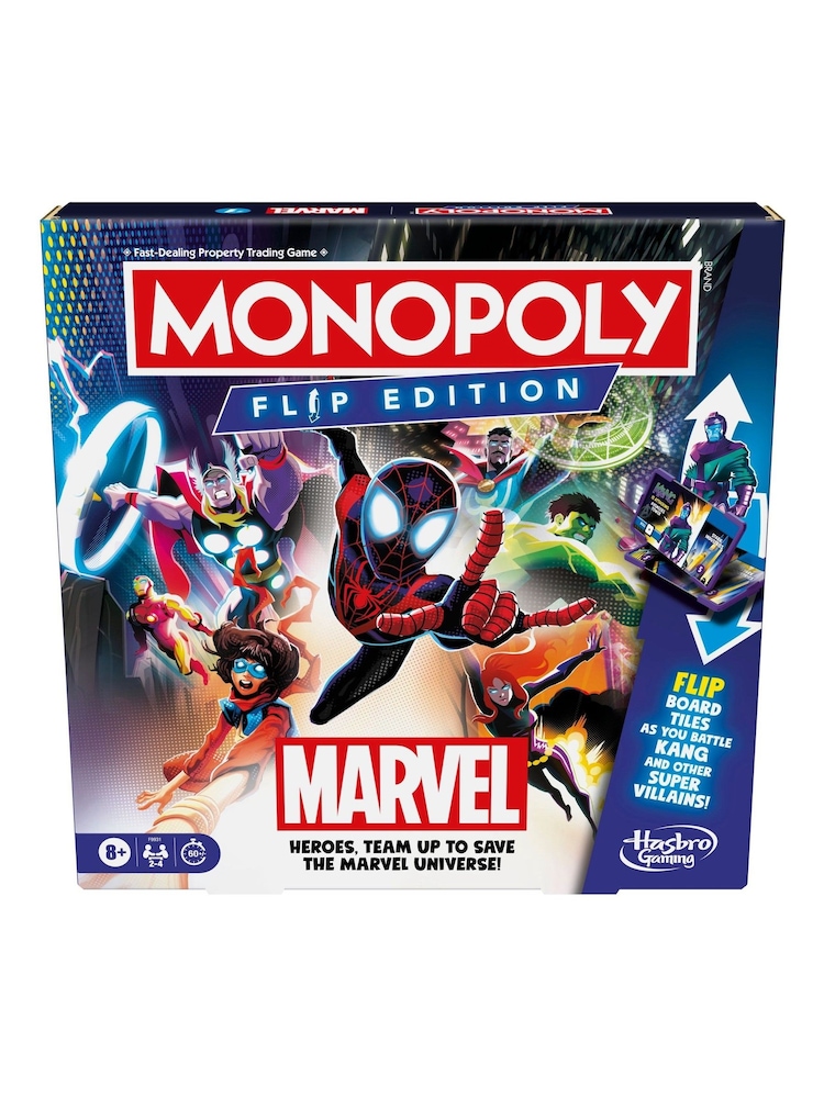 Hasbro Monopoly Flip Marvel - Image 1 of 4