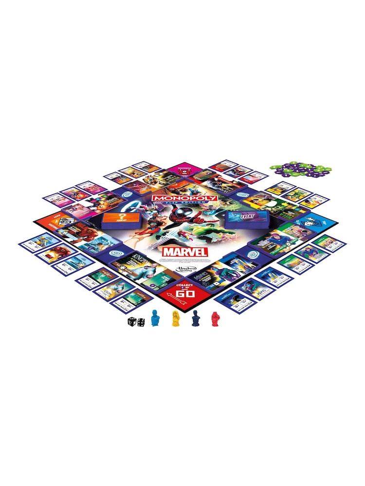 Hasbro Monopoly Flip Marvel - Image 2 of 4
