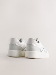 Neutral/Navy Forever Comfort® Panelled Retro Lace-Up Trainers - Image 7 of 9