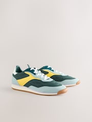 Green Forever Comfort® Slim Panel Detail Lace-Up Trainers - Image 5 of 8