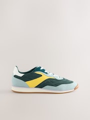 Green Forever Comfort® Slim Panel Detail Lace-Up Trainers - Image 6 of 8