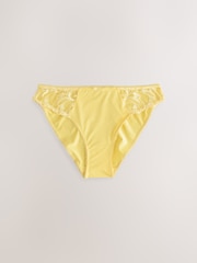 Amarillo/blanco - Pack de 2 braguitas con bordados - Imagen 7 de 10