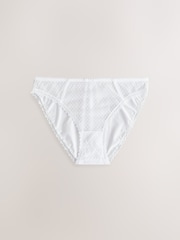 Amarillo/blanco - Pack de 2 braguitas con bordados - Imagen 8 de 10