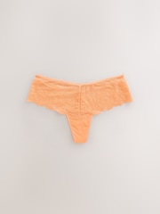 Orange/Blanc - Lot de 2 strings en dentelle - Image 8 de 10
