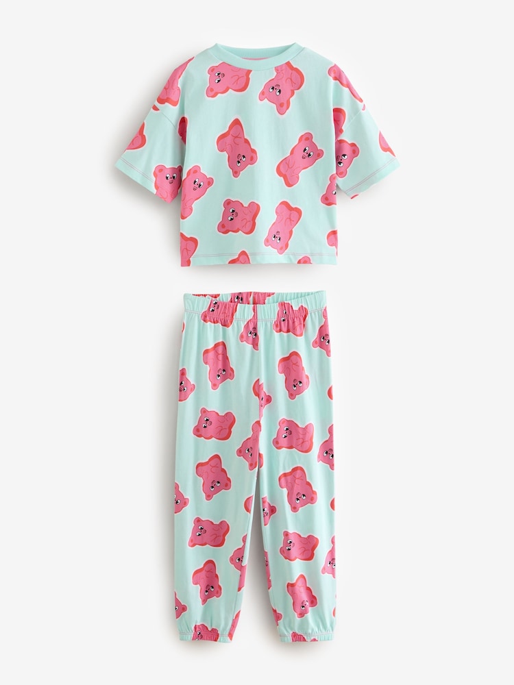 Pink/Purple Jogger Pyjamas 3 Pack (3-16yrs) - Image 9 of 11