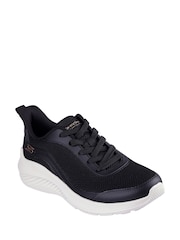 Skechers Black Bobs Squad Waves Still Wading Trainers - Image 2 of 3