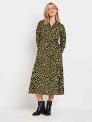 M&Co Green Animal Printed Shirt Dress - Image 2 of 4