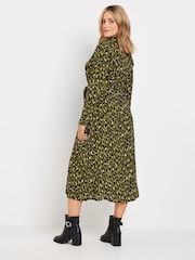 M&Co Green Animal Printed Shirt Dress - Image 3 of 4