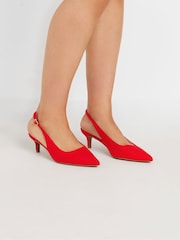 rdeča - Long Tall Sally Slingback Point čevlji - Slika 1 iz 5