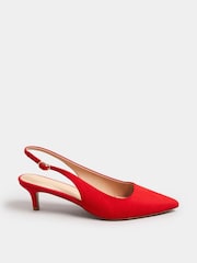 rdeča - Long Tall Sally Slingback Point čevlji - Slika 3 iz 5