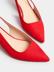 rdeča - Long Tall Sally Slingback Point čevlji - Slika 4 iz 5