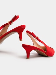rdeča - Long Tall Sally Slingback Point čevlji - Slika 5 iz 5