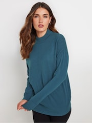 Albastru - Pulover Long Tall Sally Turtleneck - Image 1 of 5