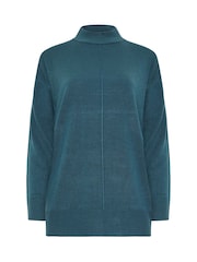 Albastru - Pulover Long Tall Sally Turtleneck - Image 5 of 5
