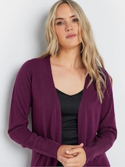 Long Tall Sally Purple Midaxi Cashmillon Cardigan - Image 4 of 5
