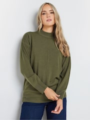 Зеленый - джемпер с водолазкой Long Tall Sally - Изображение 1 из 5