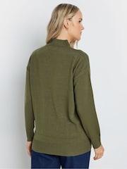 Зеленый - джемпер с водолазкой Long Tall Sally - Изображение 3 из 5