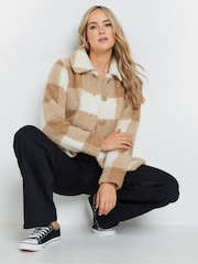 Long Tall Sally Natural Check Fleece - Image 5 of 7