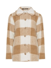 Long Tall Sally Natural Check Fleece - Image 7 of 7