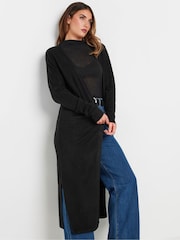 Long Tall Sally Black Midaxi Cashmillon Cardigan - Image 1 of 6