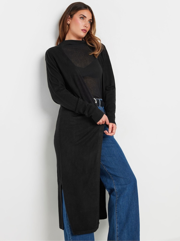 أسود - سترة كارديغان متوسطة الطول Cashmillon من Long Tall Sally - صورة 1 من 6 أسود - سترة كارديغان متوسطة الطول Cashmillon من Long Tall Sally - صورة 1 من 6