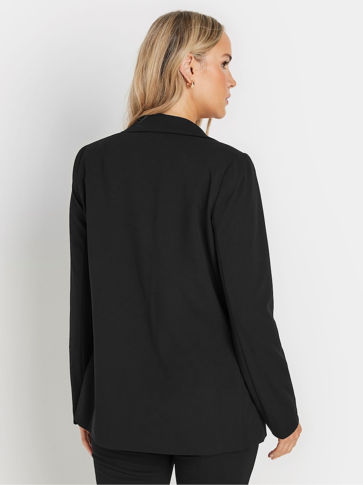 Long Tall Sally Black Stretch Tailored Blazer - Image 3 of 8