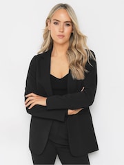 Long Tall Sally Black Stretch Tailored Blazer - Image 5 of 8