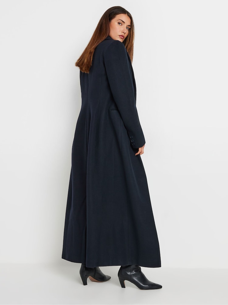 Buy Long Tall Sally Blue Maxi City Coat from Next Canada