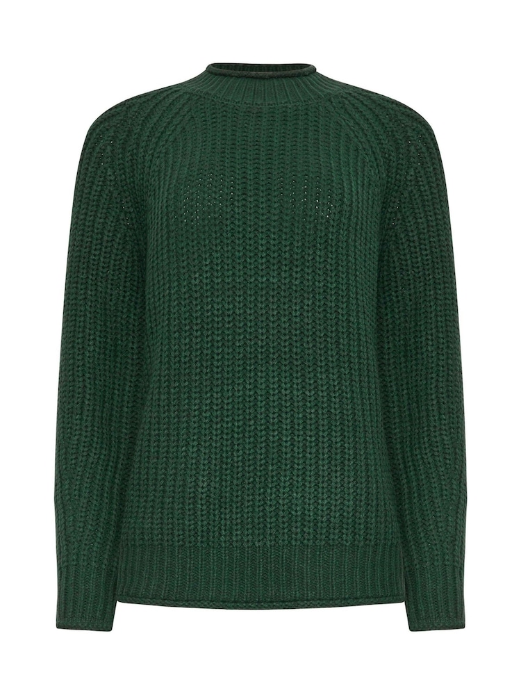 Long Tall Sally Green Basic Acrylic Jumper - Image 5 of 5