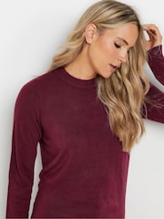 Long Tall Sally Red Crew Neck Cashmillon Jumper - Image 5 of 6