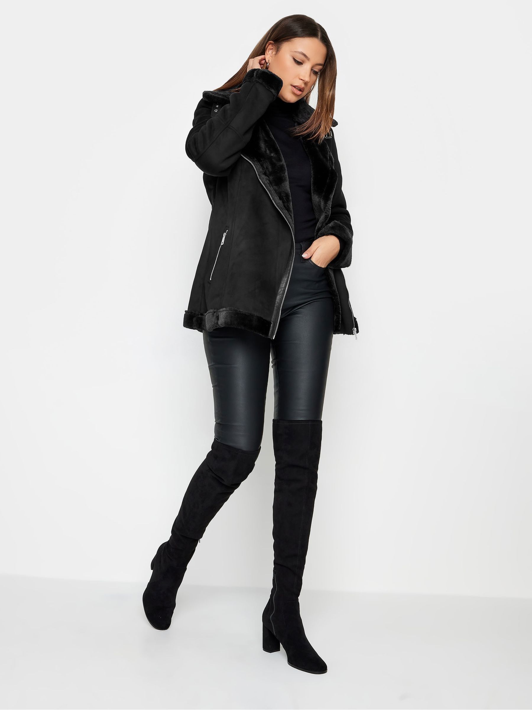 Tall aviator jacket new arrivals