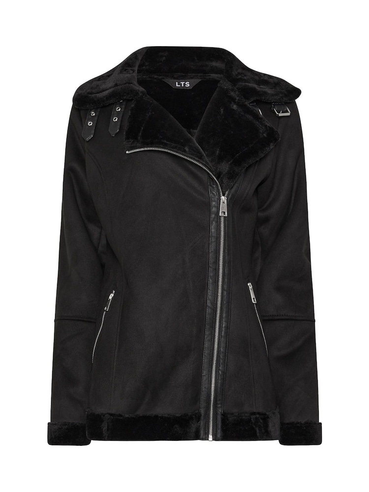 Schwarz - Long Tall Sally Pilotenjacke - Bild 5 von 5 Schwarz - Long Tall Sally Pilotenjacke - Bild 5 von 5