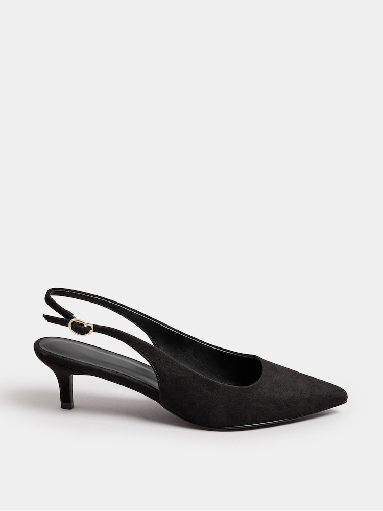 črna - Long Tall Sally Slingback Point čevlji - Slika 2 iz 5