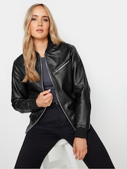 Long Tall Sally Black Bomber Jacket - Image 2 of 5
