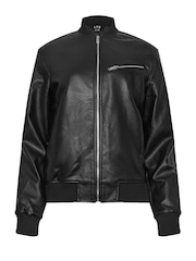 Long Tall Sally Black Bomber Jacket - Image 5 of 5