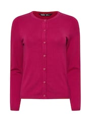 M&Co Pink Petite Button Cardigan - Image 5 of 5